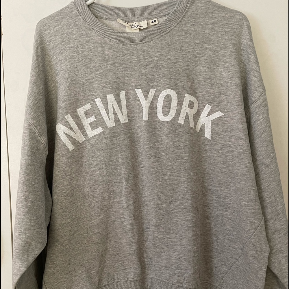 Gray sweater